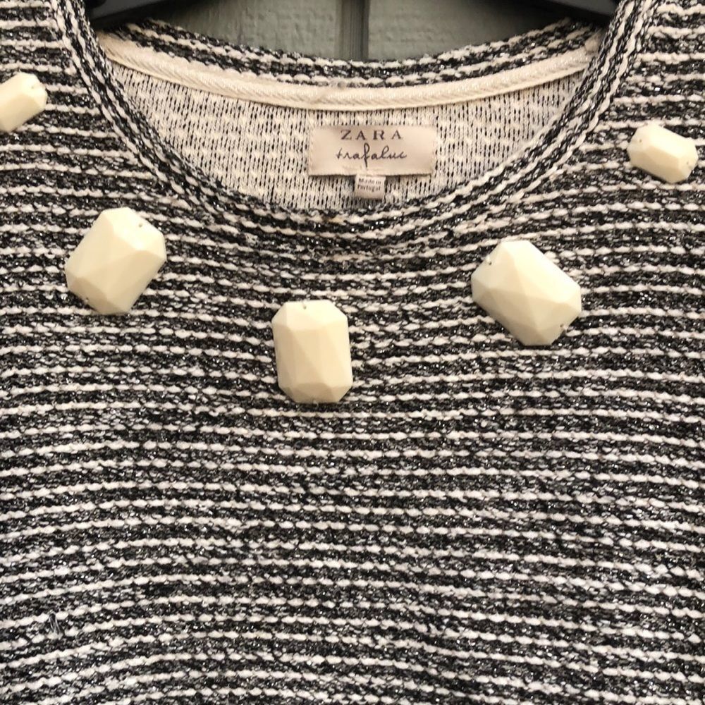 Zara Trafaluc Top With Embellishments - Picture 4 of 10